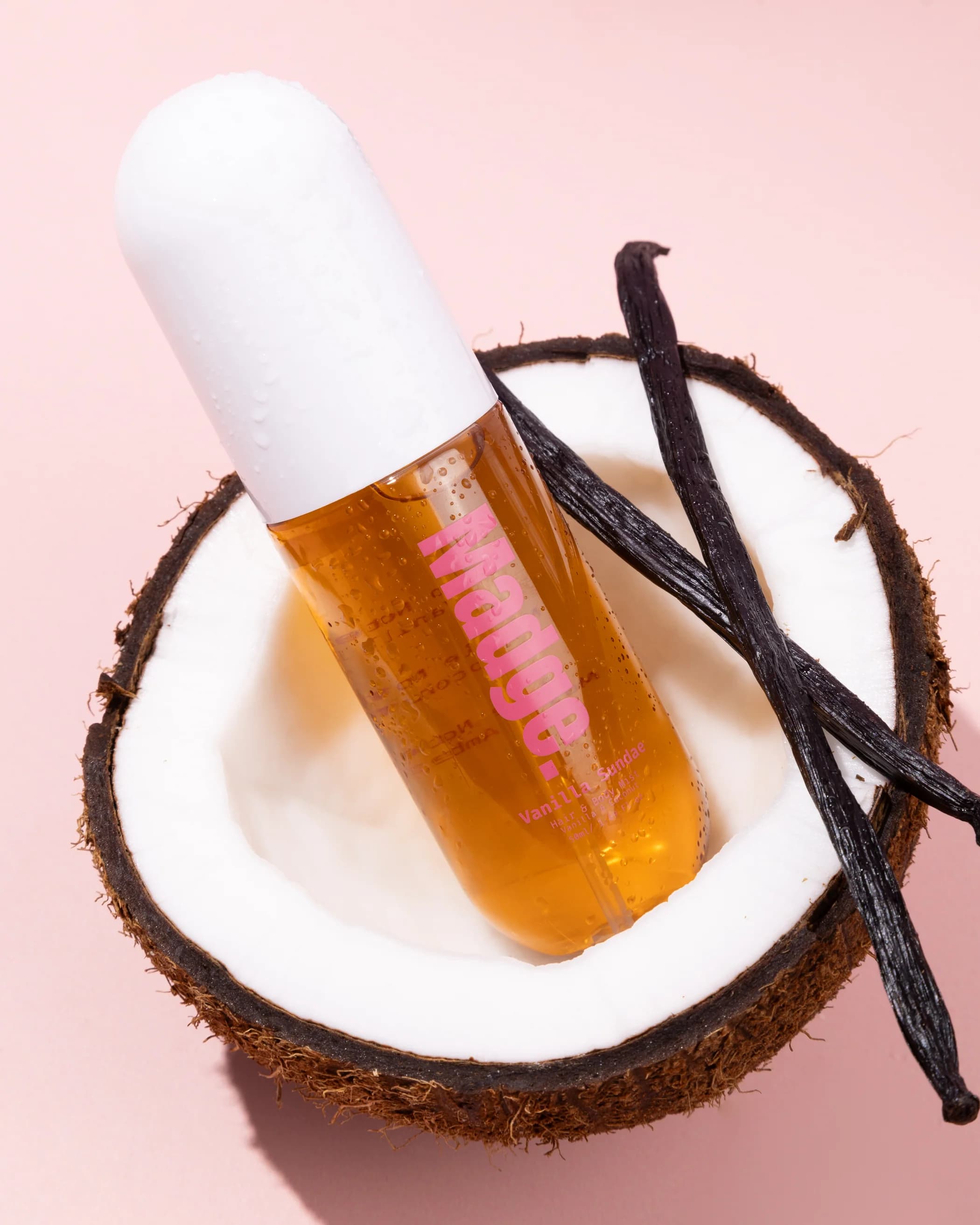 Madge Glow and Go Hair & Body Fragrance Mist – Vanilla Sundae